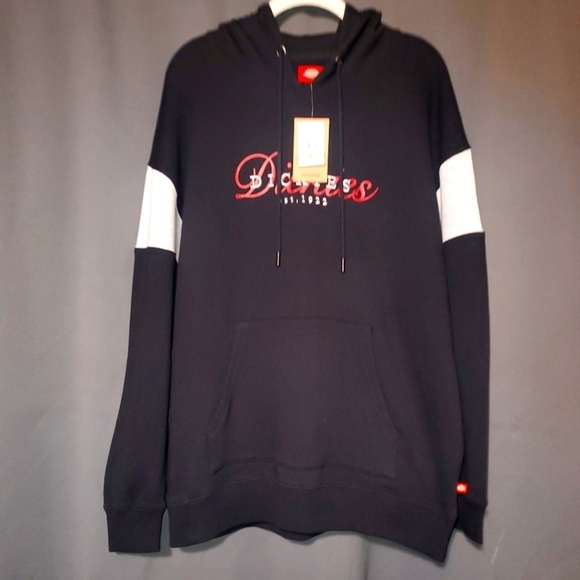 Dickies Black Fleece Hoodie NWT Size Medium - Picture 1 of 8